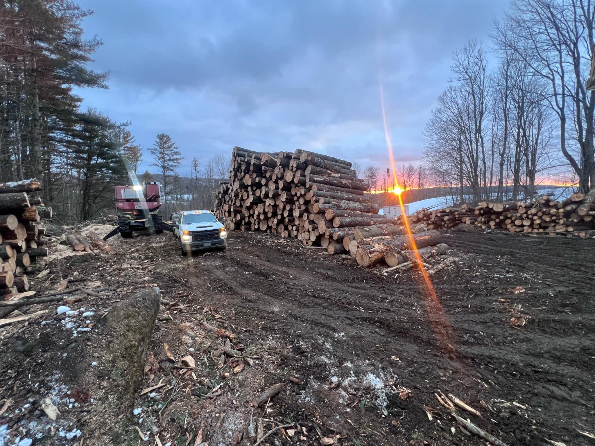 Rural Vermont trade at work